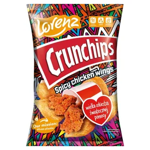 Crunchips Chipsy ziemniaczane o smaku pikantnego kurczaka 130 g - Chipsy - miniaturka - grafika 1