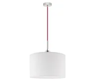 Lampy sufitowe - Eglo - Żyrandol na lince TUNJA 1xE27/60W/230V biały - miniaturka - grafika 1