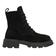 Botki damskie - Botki Damskie Platforma Buty Zimowe Ocieplane Buty Damskie Viki Czarny Rozmiar 36 - miniaturka - grafika 1