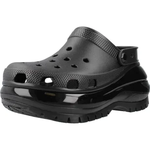 Klapki Crocs Model Classic Mega Crush Clog Kolor Czarny - Klapki i japonki damskie - miniaturka - grafika 1