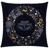 Pozostałe akcesoria świąteczne - Poszewka dekoracyjna 40x40cm na poduszkę, jasiek świąteczny okrąg - miniaturka - grafika 1