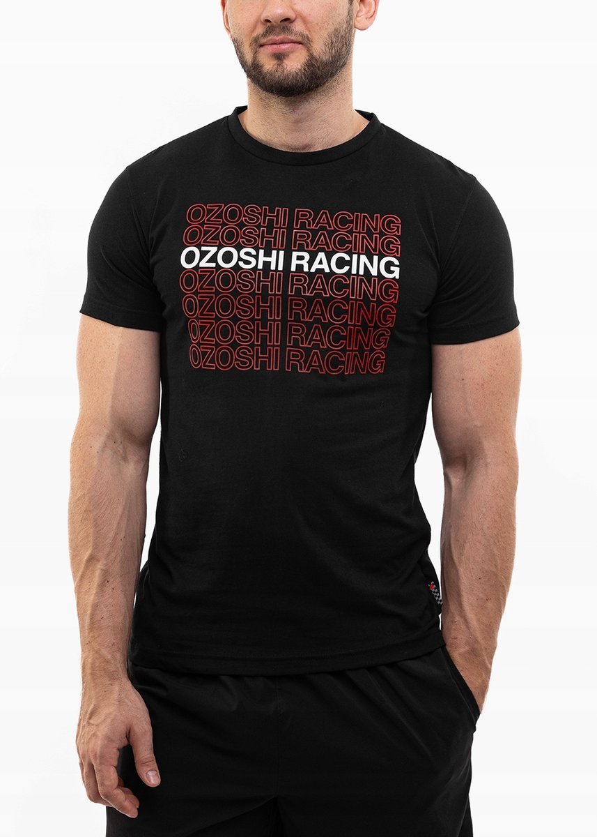 Ozoshi koszulka męska t-shirt bluzka sportowa wygodna bawełna roz. L