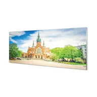 Dekoracje domu - Szklany panel ścienny + klej Kraków Katedra 125x50 cm - miniaturka - grafika 1