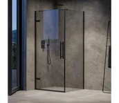 Kabiny prysznicowe - Ravak - Kabina prysznicowa COOL 90x90 cm czarna - miniaturka - grafika 1