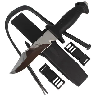 Nóż nurkowy MAC Coltellerie 140mm (MC SQL15MR.N) - Noże - miniaturka - grafika 5