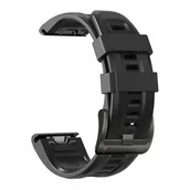 Akcesoria do smartwatchy - Garmin TECH-PROTECT Pasek TECH-PROTECT IconBand do Fenix 3/5X/3HR/5X Plus/6X/6X Pro/7X Czarny - miniaturka - grafika 1