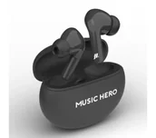 Słuchawki - Music Hero TWS X-BEAT Czarny - miniaturka - grafika 1