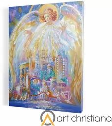 Anioł-obraz religijny canvas - Ikony i obrazy sakralne Anioł-obraz religijny canvas - Ikony i obrazy sakralne - miniaturka - grafika 1