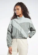 Bluzy damskie - REEBOK BLUZA DAMSKA ZIELONA Z ZAMKIEM S 0Z7A2_A* TŁA - miniaturka - grafika 1