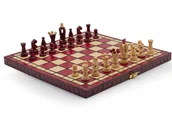 Gry planszowe - Szachy Królewskie średnie wiśniowe 35 cm/szachy do nauki/ producentSzachy Królewskie średnie wiśniowe 35 cm/szachy do nauki/ producent - miniaturka - grafika 1