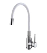 Baterie kuchenne - Alveus Mintas - Bateria zlewozmywakowa z elastycznym ramieniem, chrom 1148425 - miniaturka - grafika 1