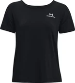 Koszulki i topy damskie - Under Armour Under Armour Rush Energy Core Short Sleeve 1365683-001 Czarne XS - miniaturka - grafika 1