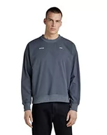Swetry męskie - G-STAR RAW Męska bluza z dzianiny Loose r sw Sweter, niebieski (fantem Blue A790-863), XS - miniaturka - grafika 1