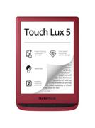 Czytniki ebooków - PocketBook Touch Lux 5 Ruby Red - miniaturka - grafika 1