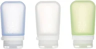 Walizki - humangear 'gotoob' trójpak  74 ML przezroczysty/zielony/niebieski HG3184 - miniaturka - grafika 1