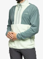 Bluzy sportowe męskie - Bluza Columbia Back Bowl Fleece Lightweight - metal/ice green/niagara - miniaturka - grafika 1