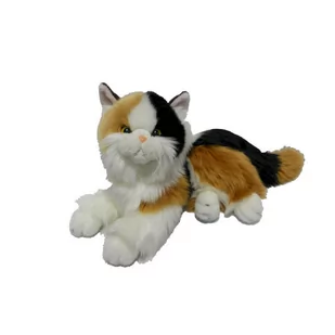 Smily Maskotka Kot calico leżący 30cm GXP-745928 - Maskotki i pluszaki - miniaturka - grafika 1