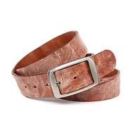 Paski - Anthoni Crown Unisex pasek skórzany pasek, brązowy, 90 - miniaturka - grafika 1