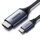 Kable USB - Kabel USB C - HDMI 2.1 8K 60Hz 1.5m Ugreen CM565 - szary - miniaturka - grafika 1