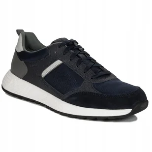 Geox Sneakersy męskie Molveno Navy/DK Grey U45F1A 014EK granatowe r.42 - Sneakersy męskie - miniaturka - grafika 1