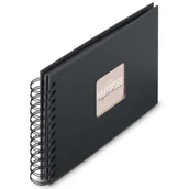 Albumy fotograficzne - Album HAMA Fine Art 9833 Czarne kartki Czarny (50 stron) - miniaturka - grafika 1