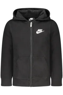 CZARNA BLUZA DZIECIĘCA NIKE Z ROZPINANYM NA ZAMEK - Bluzy dla chłopców - miniaturka - grafika 1