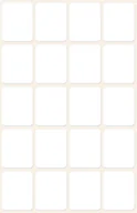 Etykiety samoprzylepne i bloki etykiet - Avery Zweckform zweckform Mini etykiety w arkuszach do opisywania ręcznego 22 x 18mm białe 120 sztuk - miniaturka - grafika 1