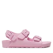 Buty dla dziewczynek - Sandały Birkenstock Milano Eva 1029544 Różowy - miniaturka - grafika 1