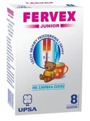 Przeziębienie i grypa - UPSA Fervex Junior 8 szt. - miniaturka - grafika 1