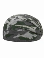 Czapki dla dzieci - Döll Dwustronna czapka w kolorze szaro-zielonym - miniaturka - grafika 1
