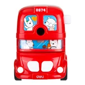 Temperówki - TEMPERÓWKA DELI RĘCZNA NA KORBKĘ SERIA CARS CZERWONA - miniaturka - grafika 1