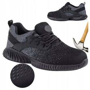Buty robocze męskie PÓŁBUTY SPORTOWE Lekkie Przewiewne z PODNOSKIEM S1 43 - Obuwie robocze - miniaturka - grafika 1