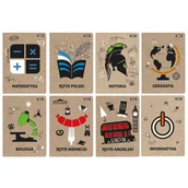 Zeszyty szkolne - 8X ZESZYTY PRZEDMIOTOWE A5 DO KLAS 5-6, 58 KARTEK, BENIAMIN / REXUS - miniaturka - grafika 1