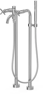 Bateria podłogowa TRES Montblanc Chrom 28319401 - Baterie wannowe i prysznicowe - miniaturka - grafika 1