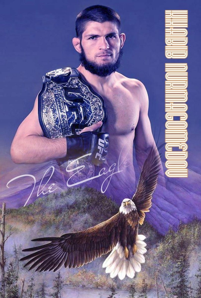 PODKŁADKA POD MYSZ Nadruk 22x18 cm Khabib Nurmagomedov The Eagle Prezent