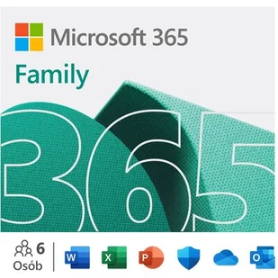 Microsoft Microcom 365 Family 6 urządzeń 1 rok 6GQ-01593 - Programy biurowe - miniaturka - grafika 2