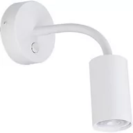Lampy ścienne - Nowodvorski Kinkiet LAMPA ścienna EYE FLEX S 9070 metalowa OPRAWA minimalistyczna tuba na elastycznym peszlu biała 9070 - miniaturka - grafika 1