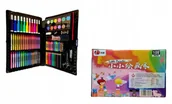Kredki, ołówki, pastele i pisaki - Zestaw plastyczny szkolny 108 elementów - miniaturka - grafika 1