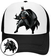 Czapki i chusty sportowe męskie - Czapka z Daszkiem Batman Czarna z Nadrukiem Na Lato Siatka Bejsbolówka - miniaturka - grafika 1