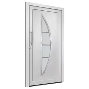Drzwi wejściowe zewnętrzne, białe, 98 x 208 cm 279202 VIDAXL - Drzwi zewnętrzne - miniaturka - grafika 5