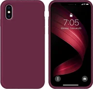 Etui i futerały do telefonów - Etui na iPhone XS Etui na telefon z płynnego żelu silikonowego, iPhone XS 5,8 cala Odporny na wstrząsy Całe ciało Cienki miękki futerał ochronny z ... - miniaturka - grafika 1
