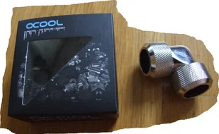 Alphacool Alphacool Eiszapfen Adapter 90 Grad 16mm AD auf 16mm AD Hardtube - Chłodzenie wodne - miniaturka - grafika 1