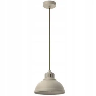 Luminex Lampa wisząca Noanet 8889 lampa sufitowa 1x60W E27 szara - Lampy sufitowe - miniaturka - grafika 2