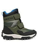 Buty dla chłopców - Geox Śniegowce J Himalaya B Abx J46FRE 0FU50 CA3K4 S Khaki - miniaturka - grafika 1