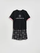 Piżamy chłopięce - Reserved - Piżama Inter Miami CF - czarny - miniaturka - grafika 1