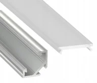Akcesoria do oświetlenia - Profil Aluminiowy Narożny Do Taśm Led Z Kloszem - miniaturka - grafika 1