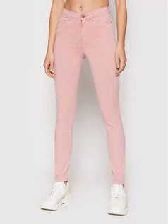 Spodnie damskie - Guess Jeansy W2RA46 W93CE Różowy Skinny Fit - grafika 1