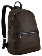 Plecaki - Zdobiony monogramem plecak damski z kieszenią na tablet — David Jones - miniaturka - grafika 1