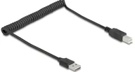 Kable USB - DeLOCK 90130 kabel USB USB 2.0 0,8 m USB A Czarny - miniaturka - grafika 1