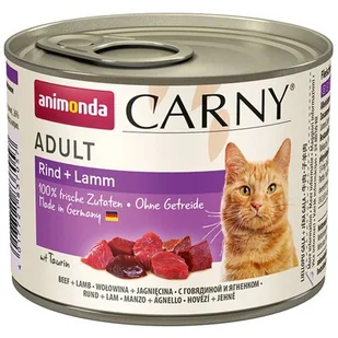 Animonda Cat Carny Adult smak: wołowina i jagnięcina 200g puszka - Mokra karma dla kotów - miniaturka - grafika 2